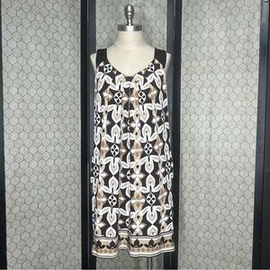 Maggy London Geometric Print Sundress with Pockets
